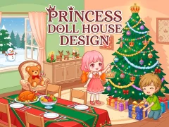 Jwèt Princess Doll House Design sou entènèt