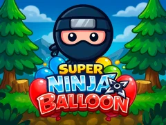Jwèt Super Ninja Balloon sou entènèt