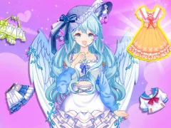 Jwèt Magic Princess Dress Up Doll sou entènèt