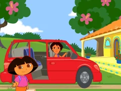 Jwèt Dora The explorer Dora's Ride-Along City Adventure sou entènèt