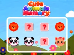 Jwèt Cute Animals Memory sou entènèt