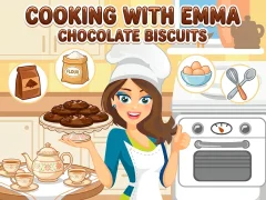 Jwèt Cooking with Emma Chocolate Biscuits sou entènèt