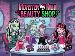 Jwèt Monster High Beauty Shop sou entènèt