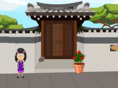 Jwèt Hooda Escape South Korea 2025 sou entènèt