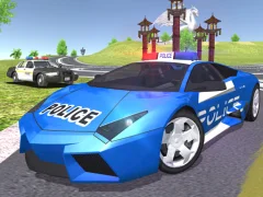 Jwèt Police Car Simulator 3d sou entènèt