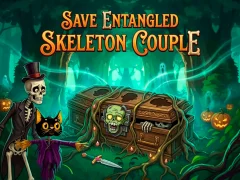 Jwèt Save Entangled Skeleton Couple sou entènèt