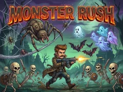 Jwèt Monster Rush sou entènèt