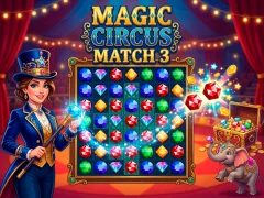 Jwèt Magic Circus Match 3 sou entènèt
