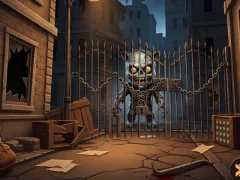 Jwèt Terrifying Zombie Escape sou entènèt