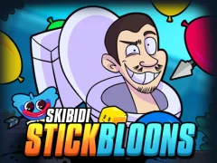 Jwèt Skibidi Stick Bloons sou entènèt