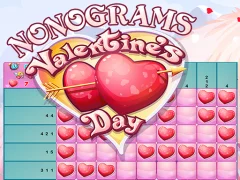 Jwèt Nonograms Valentines Day sou entènèt