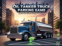 Jwèt Oil Tanker Truck Parking Game sou entènèt