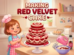 Jwèt Making Red Velvet Cake sou entènèt