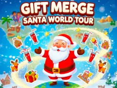 Jwèt Gift Merge Santa World Tour sou entènèt