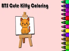 Jwèt BTS Cute Kitty Coloring sou entènèt