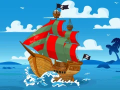 Jwèt Pirate Ships Hidden sou entènèt