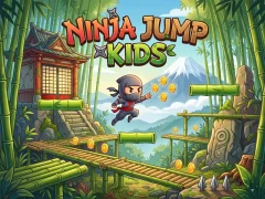 Jwèt Ninja Jump Kids sou entènèt