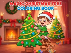 Jwèt Magic Christmas Tree Coloring Book sou entènèt