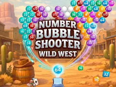 Jwèt Number Bubble Shooter Wild West sou entènèt