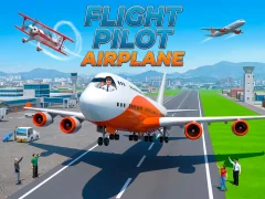Jwèt Flight Pilot Airplane sou entènèt