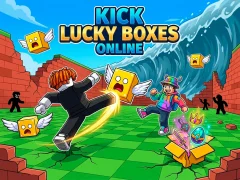 Jwèt Kick Lucky Boxes Online sou entènèt