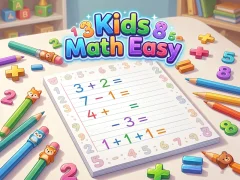 Jwèt Kids Math Easy sou entènèt