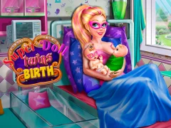Jwèt Super Doll Twins Birth sou entènèt
