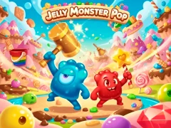 Jwèt Jelly Monster Pop sou entènèt