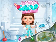 Jwèt Sweet Baby Girl Cleanup Messy House sou entènèt