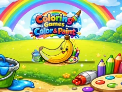 Jwèt Coloring Games Color & Paint sou entènèt