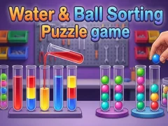 Jwèt Water & Ball Sorting Puzzle game sou entènèt