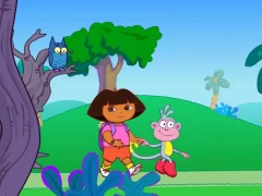 Jwèt Dora the Explorer: Spooky Forest sou entènèt