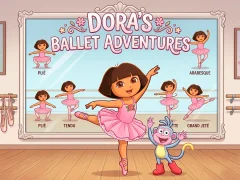Jwèt Dora's Ballet Adventures sou entènèt