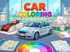 Jwèt Car Coloring sou entènèt