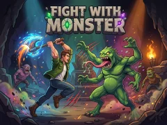 Jwèt Fight With Monster sou entènèt