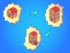 Jwèt Idle Merge City sou entènèt