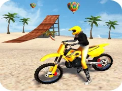 Jwèt Racing Moto: Beach Jumping Simulator sou entènèt