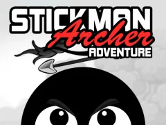 Jwèt Stickman archer adventure sou entènèt