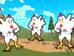 Jwèt Chicken shooter io sou entènèt