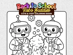 Jwèt Back to School: Robot Coloring Book sou entènèt