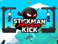 Jwèt Stickman Archer Kick sou entènèt