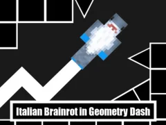Jwèt Italian Brainrot in Geometry Dash sou entènèt