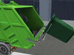 Jwèt Garbage Sanitation Truck sou entènèt