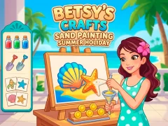 Jwèt Betsy's Crafts Sand Painting Summer Holiday sou entènèt