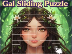 Jwèt Gal Sliding Puzzle sou entènèt
