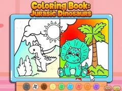 Jwèt Coloring Book: Jurassic Dinosaurs sou entènèt