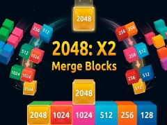 Jwèt 2048 X2 Merge Blocks sou entènèt