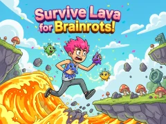 Jwèt Survive Lava for Brainrots! sou entènèt