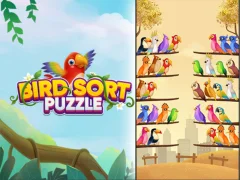 Jwèt Bird Sort Puzzle sou entènèt