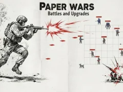 Jwèt Paper Wars: Battles and Upgrades sou entènèt
